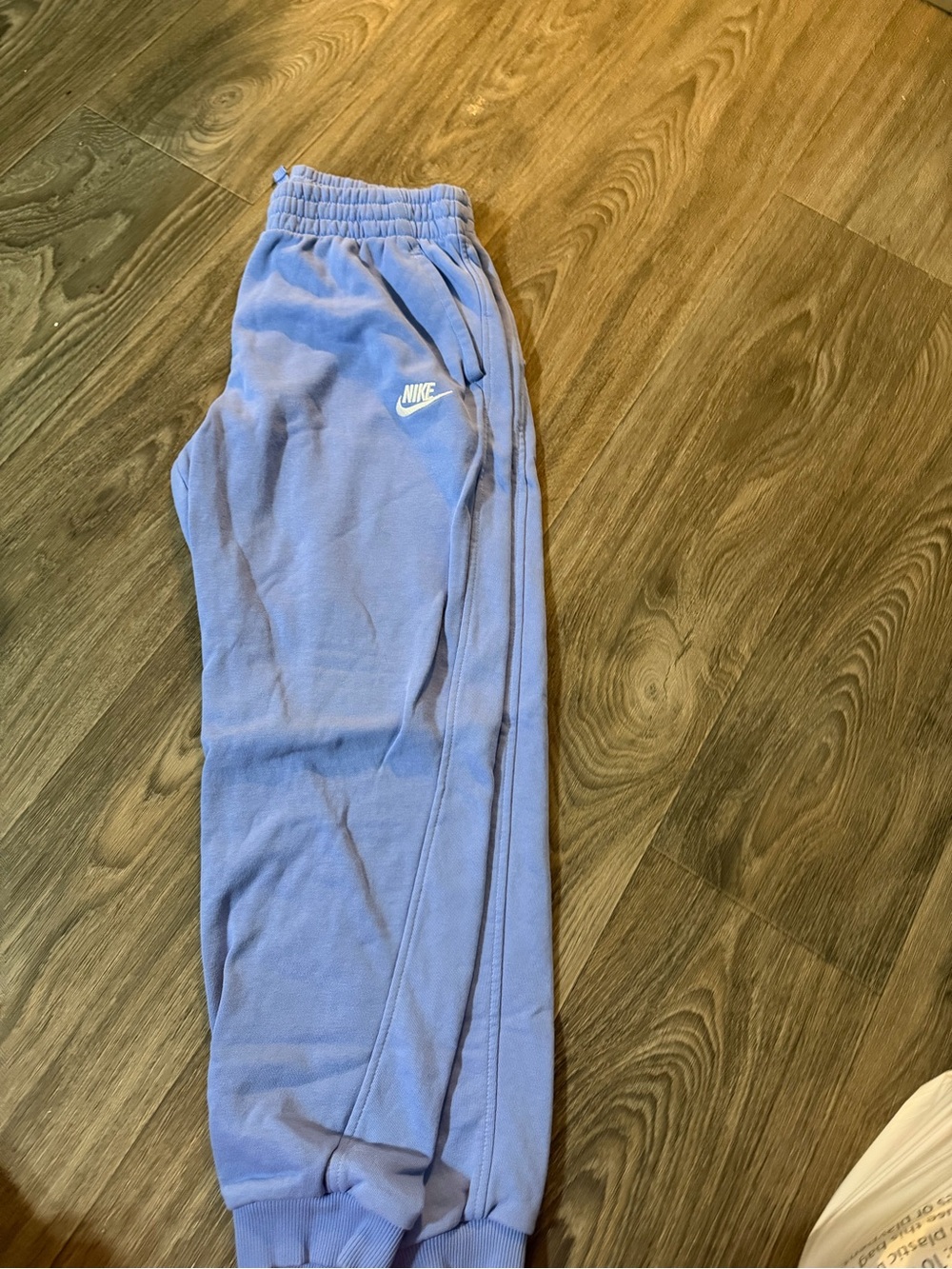 Nike Kids' Lavender Pullover Joggers with White Swoosh